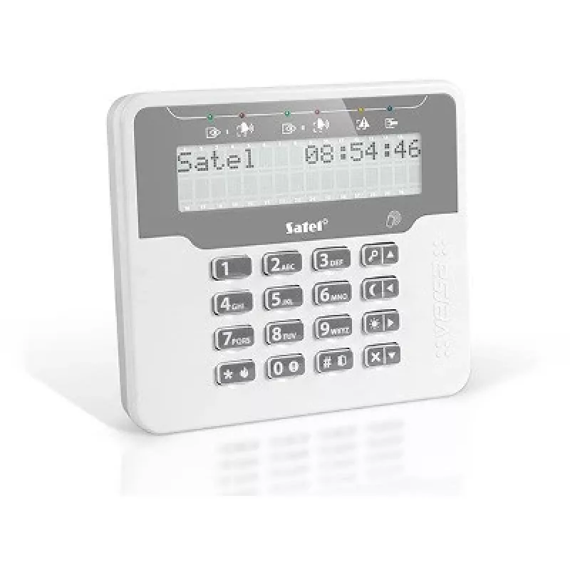 RFID reader SATEL VERSA-LCDR-WH — wall-mounted access reader with keypad and display