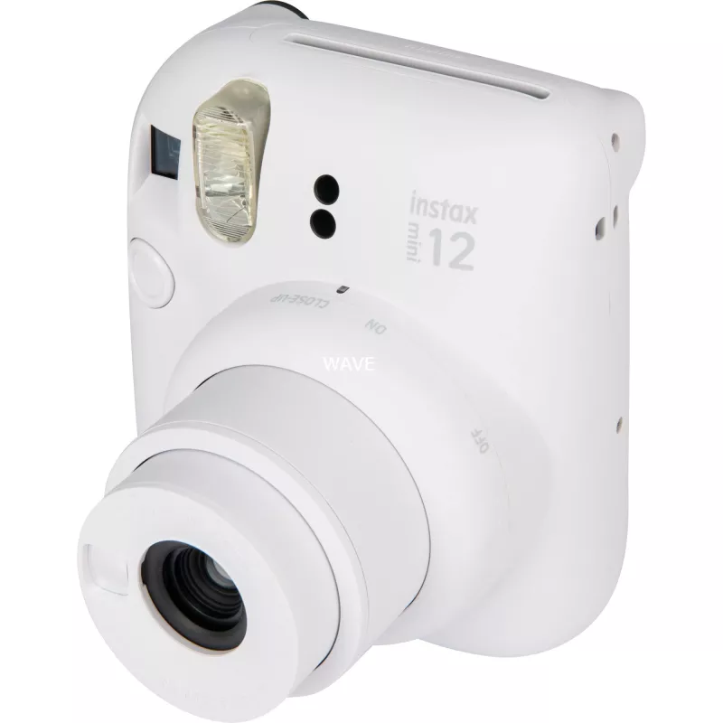 Instant camera Fujifilm Instax Mini 12 White — 86×54 mm prints, 60 mm focal length, AA battery
