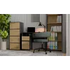 ALMA CHEST OF DRAWERS, ANTHRACITE/ARTISAN OAK