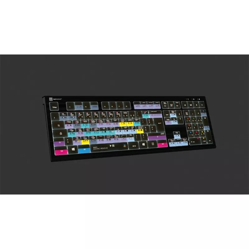 Keyboard Logickeyboard ASTRA 2 USB AZERTY English Black