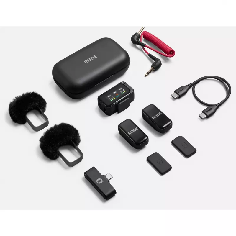 Wireless lavalier microphone kit Rode Wireless Micro Camera Kit with wireless transmitter and receiver
