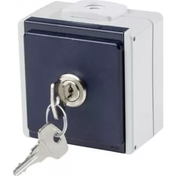 as - Schwabe 62461 Surface-Mount-Socket Outlet lockable IP54 Grey (62461)