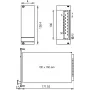 SCHROFF Front Panel for PSM - FRONTPL.HF PSU PSM 3HE 10TE (21005477)