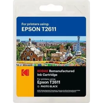 185E026110 KODAK EPS. XP610 FOTOTINTE BK C13T26114012/T2611 220Seiten 7ml (185E026110)