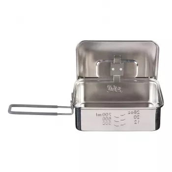 Pot ESBIT PT1200ST stainless steel camping pot 1.2 L, 554 g, silver