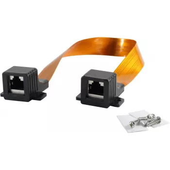 RJ45 Window Pass-Through ShiverPeaks 08-01010 Transparent, Length 22.5 cm