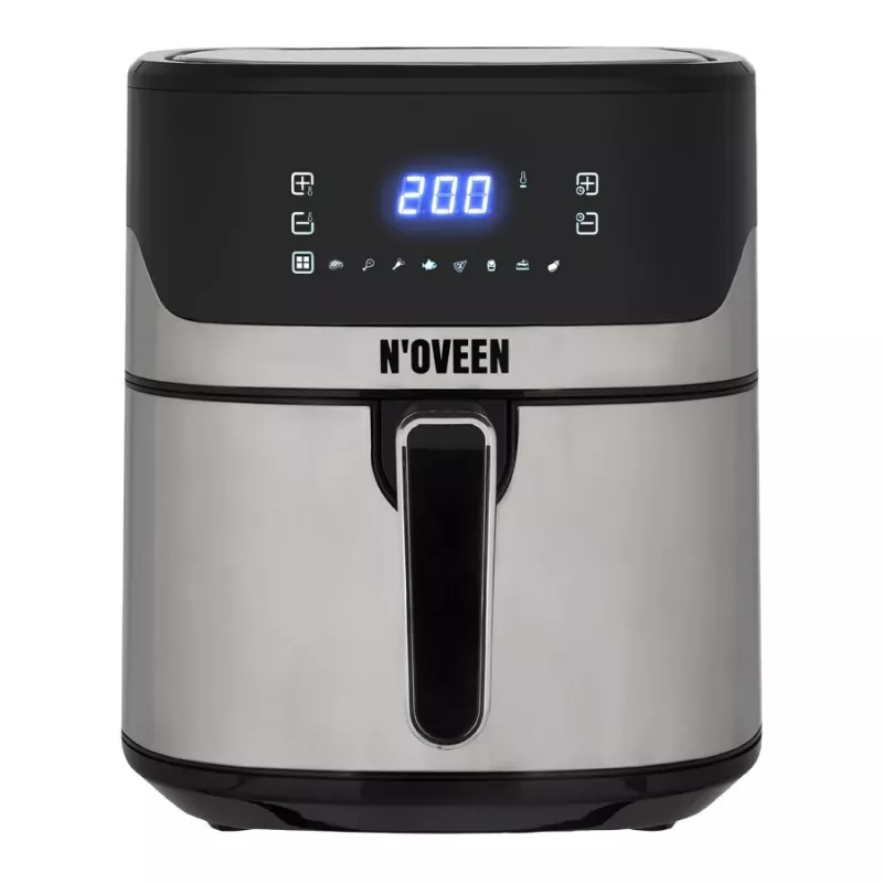Hot air fryer NOVEEN AF550 — 6.5 L capacity, 1600 W, up to 200°C, 8 programs