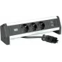 BACHMANN Desk1 3x Grounded Plug, USB-Charger, GST18 0,2m