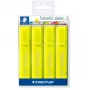 Marker Staedtler 364-1P WP4 Chisel tip Yellow 4 pc(s)