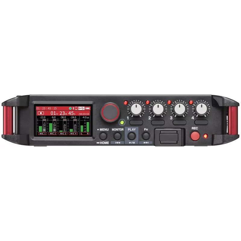 Portable audio recorder Tascam FR-AV4 — 6-channel, 4 XLR combo + 2x 3.5mm, 24/32-bit, 48/96/192 kHz, MicroSD up to 512 GB, USB-C, PD