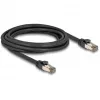 Network Cable DeLOCK RJ45 Cat.6A U/FTP 3m Black