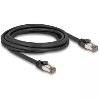 Network Cable DeLOCK RJ45 Cat.6A U/FTP 3m Black