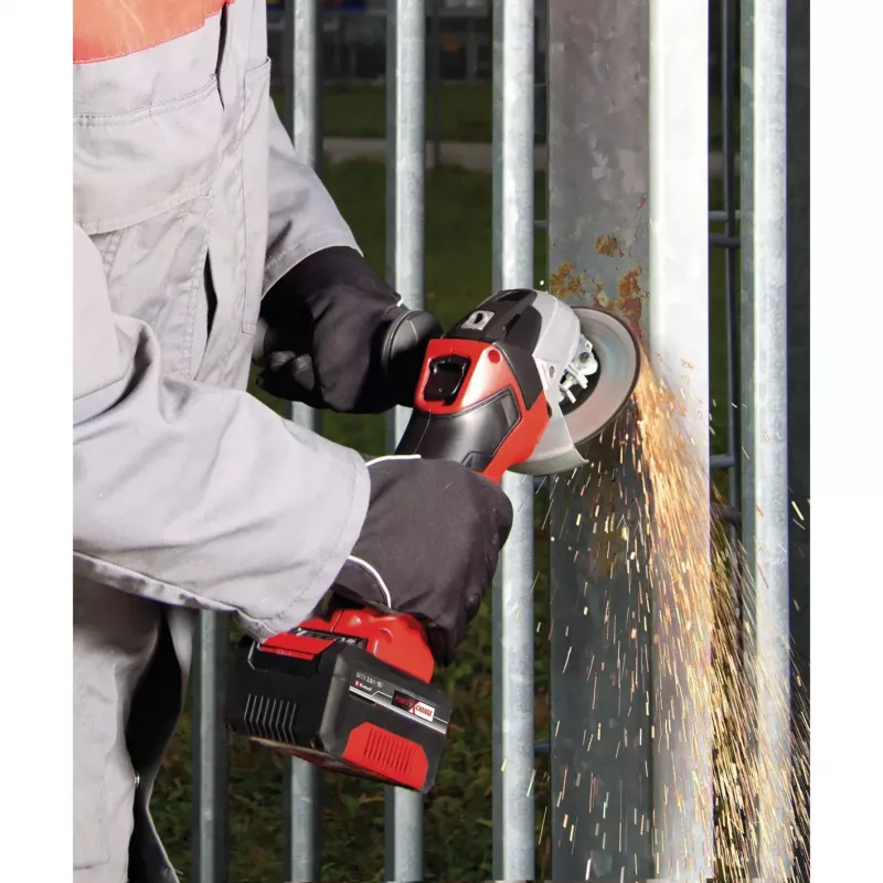 Cordless angle grinder Einhell TE-AG 18/115 Li Kit — 115 mm disc, 18 V Li‑Ion, 8500 RPM, 1.65 kg