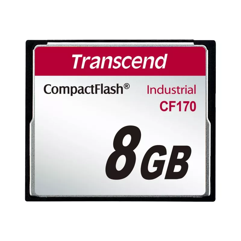 Transcend Industrial - Flash Memory Card - 8GB - 170x - CompactFlash (TS8GCF170)