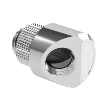 Barrow 45° Rotatable Adapter G1/4 AG to G1/4 IG, Silver, model FBWT45-MR s