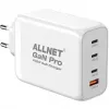 ALLNET Power Supply PSU-GaNPD-USB-1A3C-200W — 200W GaN USB charger, 1× USB-A, 3× USB-C
