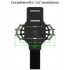 Armband Tellur A100 Black adjustable fit for smartphones — sports armband, universal size