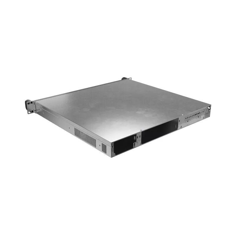 Lanberg SC01-4201-10B 1U Rackmount Server Chassis, ATX/SSI CEB, 4x 40mm PWM Fans, 2x USB 3.0, Black