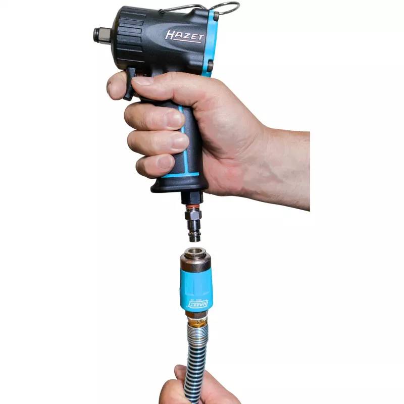 Safety coupling Hazet 9000-061 1/4 inch, rated 10 bar, quick-release pneumatic coupling