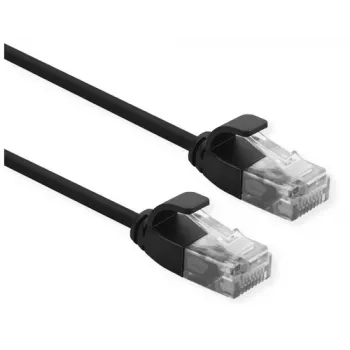 Networking Cable ROLINE 21.15.3957 Black 5 m Cat6a U/UTP