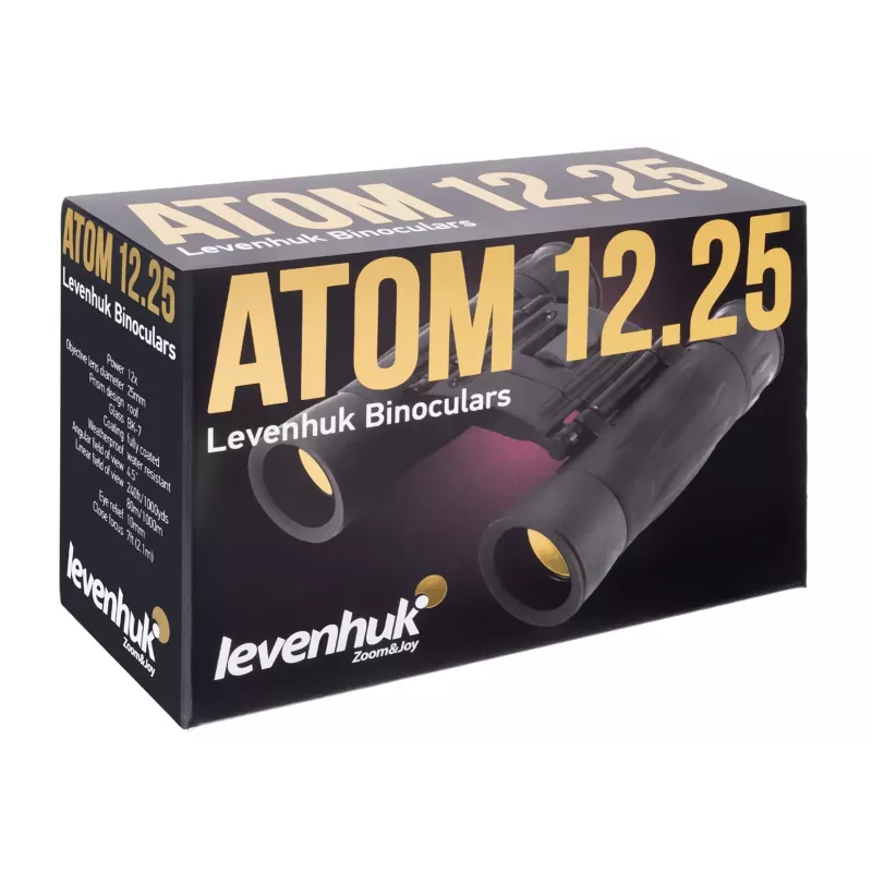Levenhuk Atom 12x25 binocular Roof Black