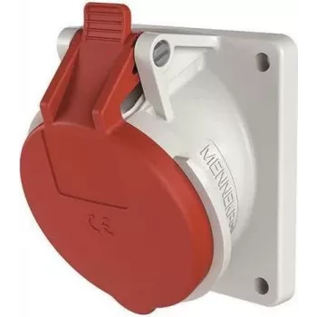 MENNEKES panel-mount socket 5-pin 3070 TwinCONTACT IP44 16A 6h 400V 3070 (3070)