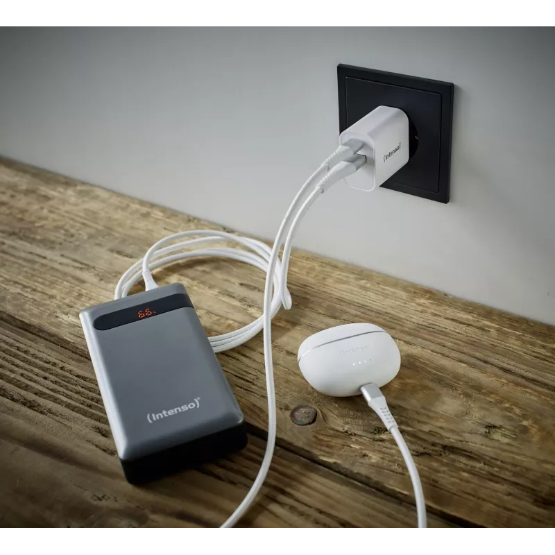 Indoor Charger Intenso POWER ADAPTER USB-A/USB-C/7803012 Fast Charging 20V