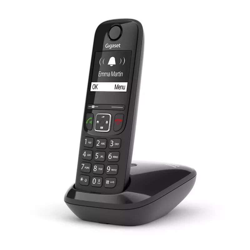 Analog/DECT telephone Gigaset AS690 Caller ID Wireless handset Black