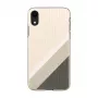 Phone case man and wood for iPhone XR gray suit black — protective cover