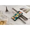 Phone case iKins for iPhone XS Max — mosaic pattern, black
