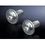Screw Rittal SZ 2504.500 M6, 12 mm length, metallic finish, pack of 300