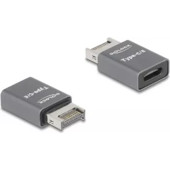 Cable Gender Changer DeLOCK 67234 USB Type-E to USB Type-C Grey