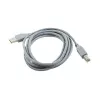USB 2.0 A-plug B-plug 6ft cable, grey color