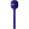 Microphone cover (purple) for Rode Interview GO lavalier kit – accessory pop filter/windshield