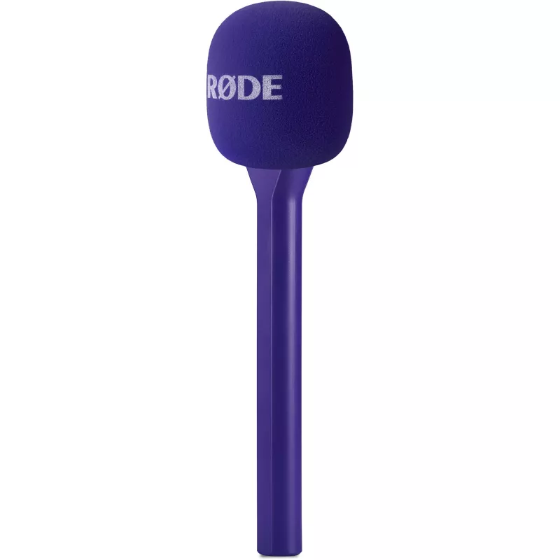Microphone cover (purple) for Rode Interview GO lavalier kit – accessory pop filter/windshield