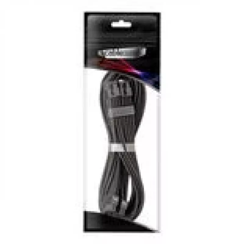 CableMod C-Series Pro ModMesh Bridged PCIe Power Cable 8+8‑Pin, 60 cm, black