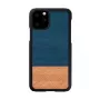 Smartphone case man and wood for iPhone 11 Pro — denim black