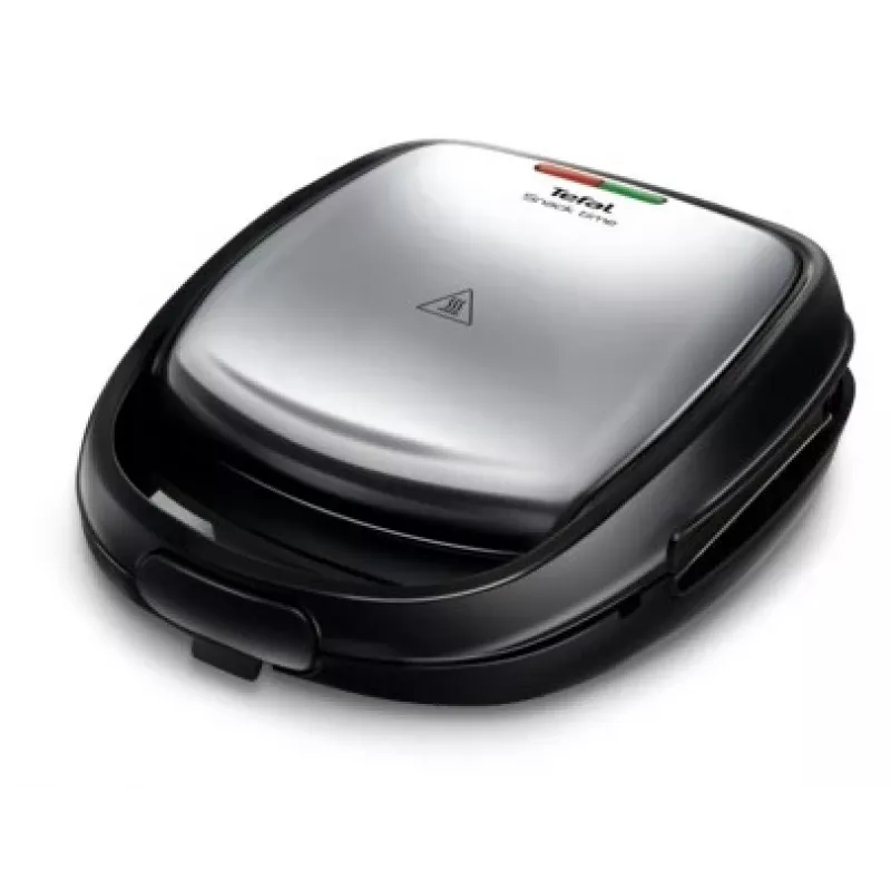 Tefal SW341D12 sandwich maker 700 W Black, Stainless steel