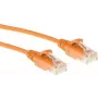 ACT Orange 2 meter LSZH U/UTP CAT6 datacenter slimline patch cable snagless with RJ45 connectors