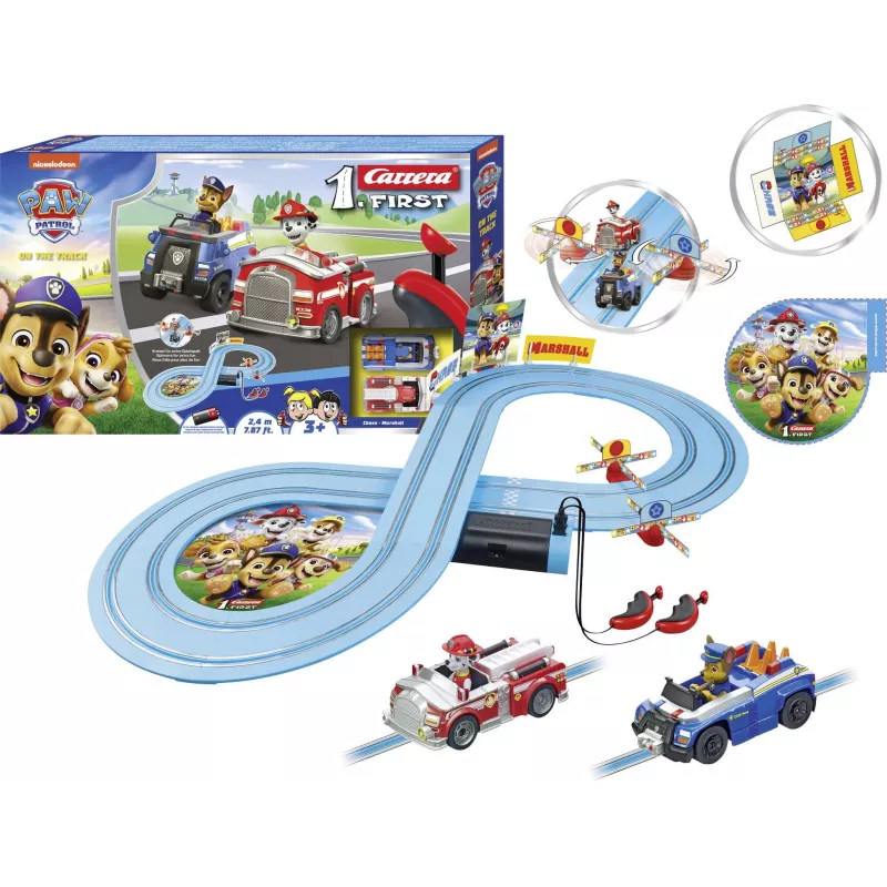Toy Racetrack CARRERA FIRST Paw Patrol On the Track model 20063056 — children's slot car set