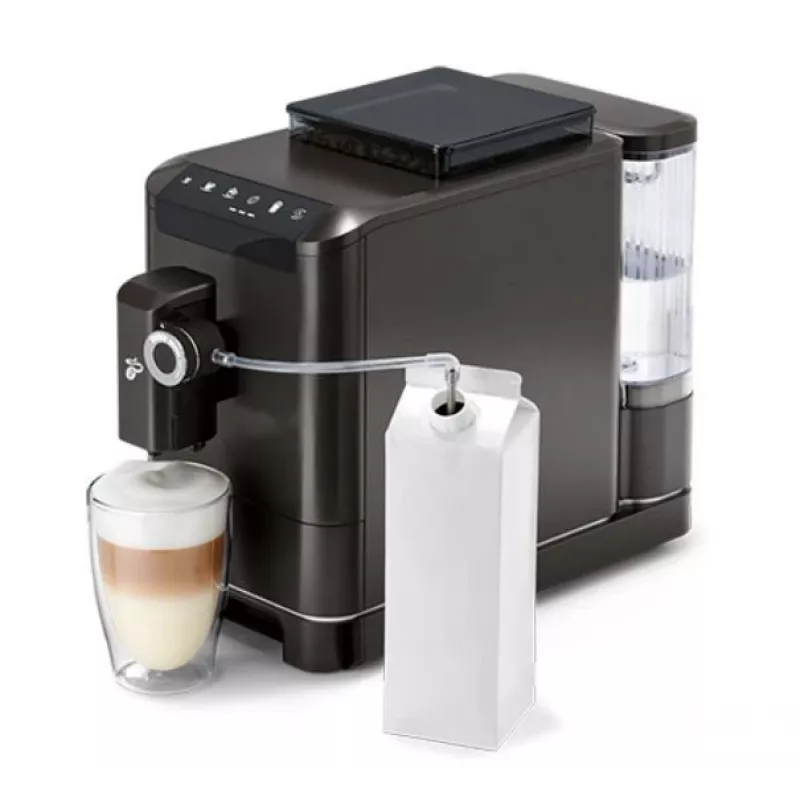 Espresso machine Tchibo Esperto2 Milk black — integrated milk frother, countertop automatic espresso maker