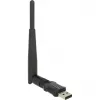 DeLock USB2.0 Dual Band WLAN ac/a/b/g/n Stick - Network Adapter - USB2.0 - 802,11b, 802,11a, 802,11g, 802,11n, 802,11ac - Black (12462)