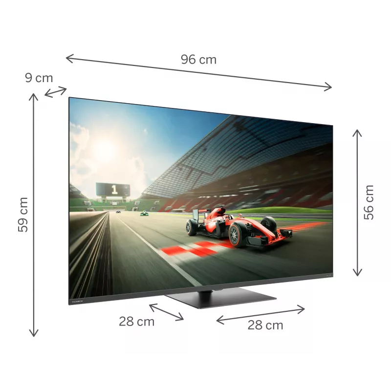 TV Set|THOMSON|43 |4K Ultra HD|3840 x 2160 pixels|Flat|16:9|QLED Pro|43QG7C04