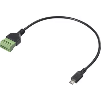 Renkforce USB 2.0 Adapter Cable[1x 2.0 Plug Micro-B - 1x Clamp Connection] RF-6443956 30 (RF-6443956)