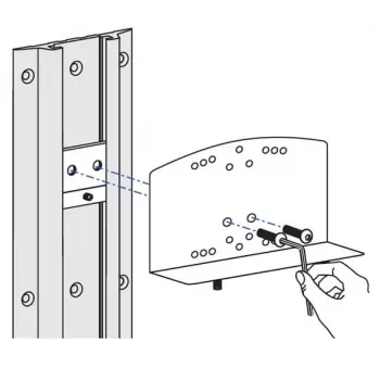 Track Mount Bracket Kit for CPU Holders Ergotron 60-156