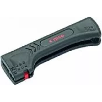 Cable stripper Cimco 120009 — stripping 4 mm–15 mm, plastic handle, black/red