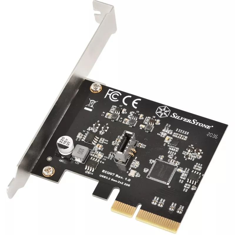 Expansion Card SILVERSTONE SST-ECU07 USB 3.0 PCIe — PCI Express USB 3.0 adapter