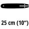 Replacement Chainsaw Bar 4501753, for Battery-Chainsaw GE-LC 18/25-1 Li (25cm, 1,1mm)