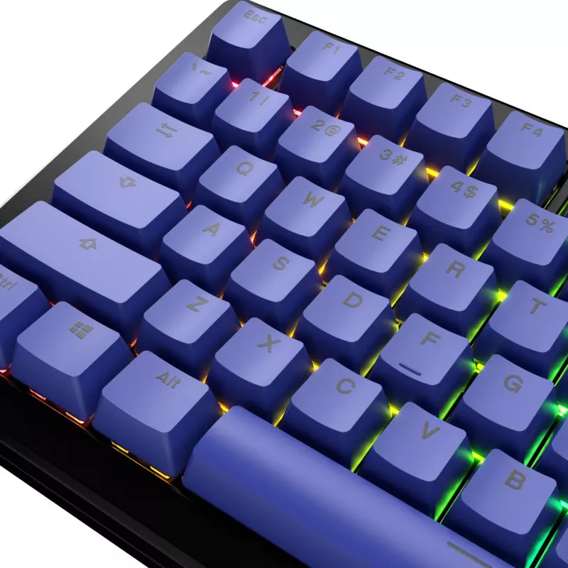 Keycap set GLORIOUS GPBT Basics Mana Blue — PBT, ANSI layout