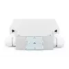 Fiber optic DIN-rail box DIGITUS DN-963890, OS2, SC adapter with 2 m pigtail, steel, blue/grey